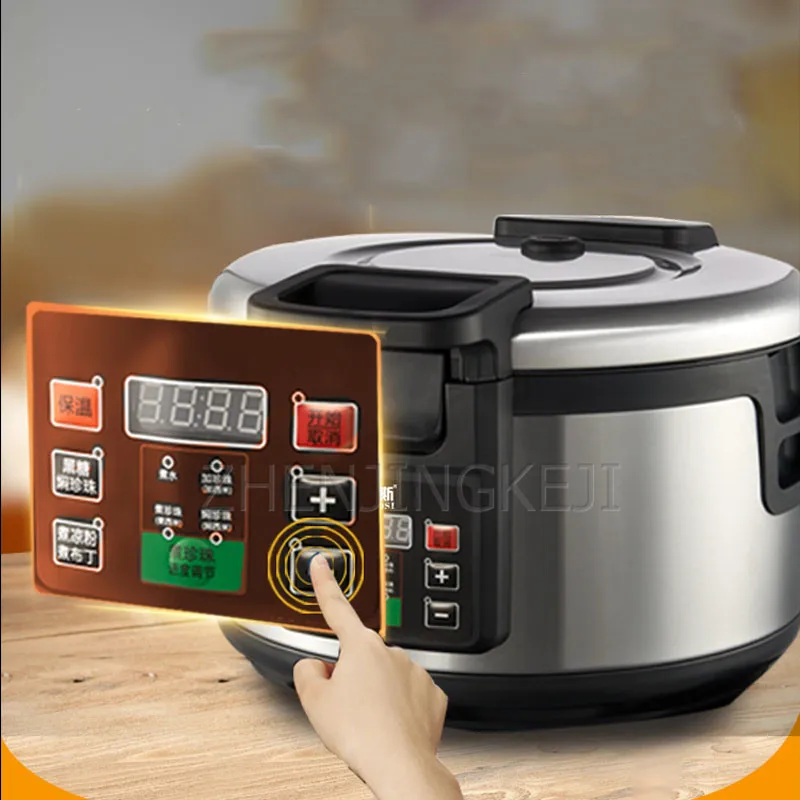 

Commercial Cook Pearl Pot Intelligent Fully Automatic Milk Tea Shop Use Wave Hegemony Machine High Capacity 16L Bakery Equipment