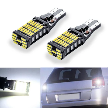 

2x T15 W16W 921 Super Bright High Power 45 SMD 4014 LED Canbus No ERROR Car Backup Reserve Lights Bulb Brake Lamp Xenon White