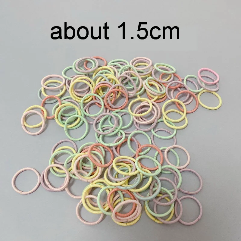 1500 unids/pack niños pequeñas gomitas pelo transparentes para el pelo  elasticos gomillas para el pelo coletero bebe niña pelo elastico cabelo  ligas