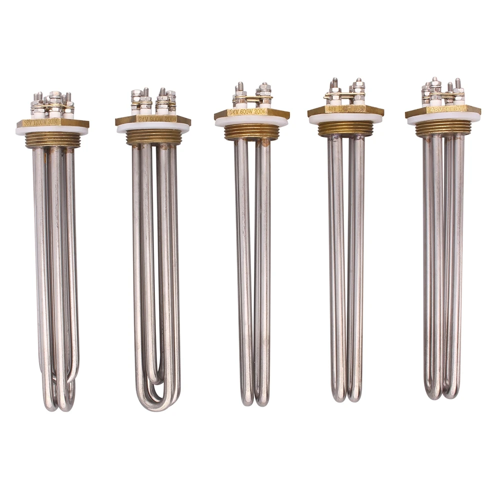 Description Picture 3 of itemDERNORD 24V 48V 36V DC Heating Element DN32 Thread Tubular Immersion Water Heater 600w/900w/1200w/1500w