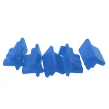 5 шт. Пылезащитная заглушка для USB Зарядное устройство Порты и разъёмы крышка Кепки со штекера на гнездо Интерфейс универсальный силиконовый Пылезащитный протектор планшетный ПК Тетрадь ноутбук