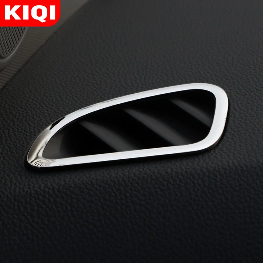 KIQI 2 шт. наклейки из нержавеющей стали для интерьера автомобиля Chevrolet CRUZE 2009 2011 2012