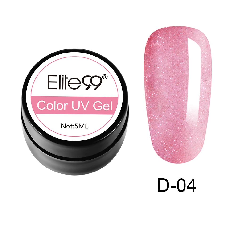 N-GLJD04-5ML-003 Elite99 5 мл Чистый Цвет гель-краска УФ-гель для ногтей замачиваемый Гель-лак для ногтей Полупостоянный УФ-лак для ногтей - Цвет: N-GLJD04-5ML-003