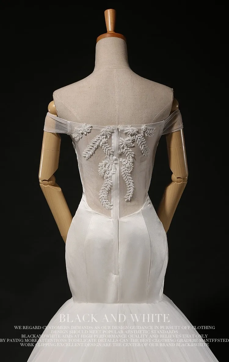 Vestido De Noiva, свадебное платье русалки, новинка, сексуальное, прозрачное, сзади, с коротким рукавом, с вырезом лодочкой, с кружевной аппликацией, с бисером, для невесты