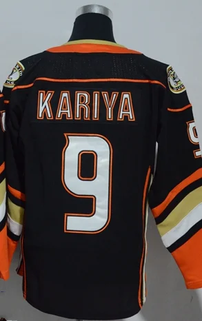 A+++ Качественная мужская футболка для взрослых#10 Corey Perry 9 Kariya 15 Ryan Getzlaf 17 Ryan Kesler 8 Teemu Selanne Anaheim