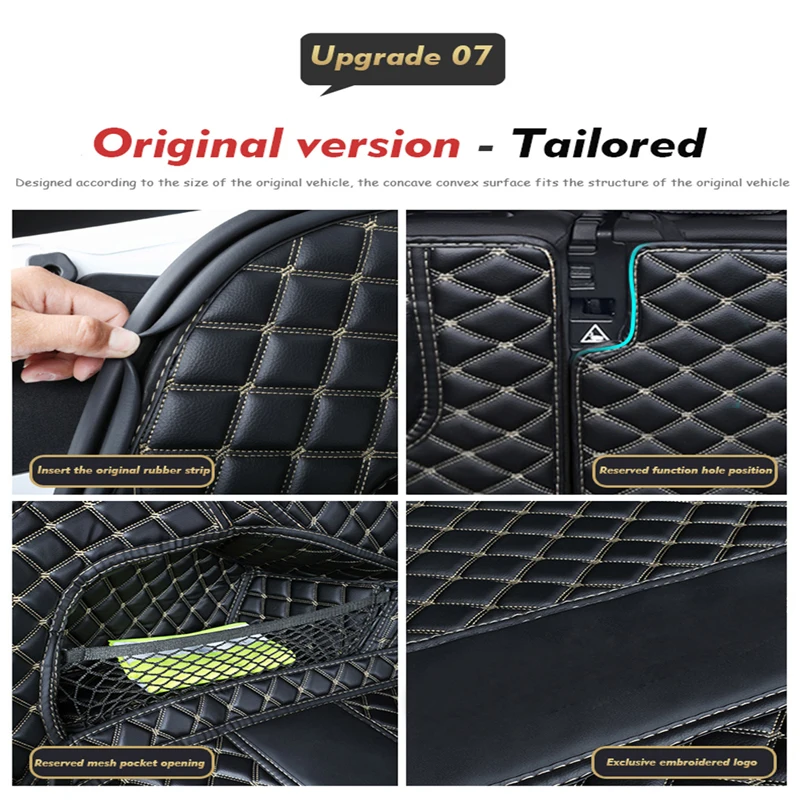 Nur untere matte Leder Kofferraum Matte Für Skoda Octavia 2015