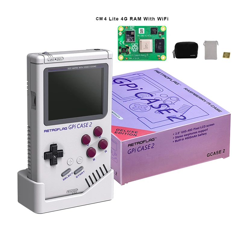 GBAtemp on X: The new #retroflag GPi Case 2. Powered by the #raspberrypi 4  compute module. Built-in 4000mAh battery, 640x480 LCD and optional dock for  #retrogaming on your big screen! First look