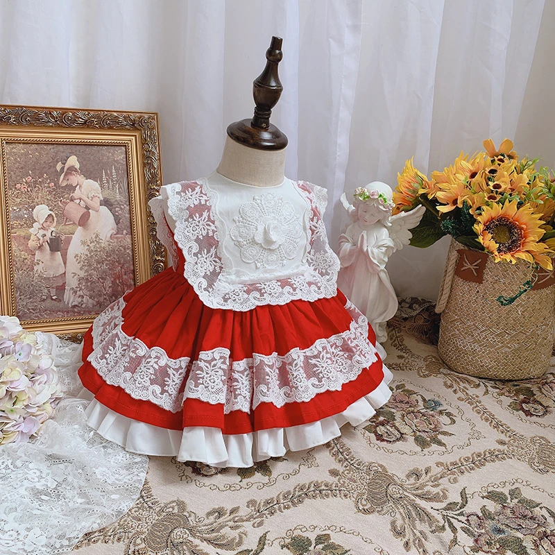 red spanish dress baby