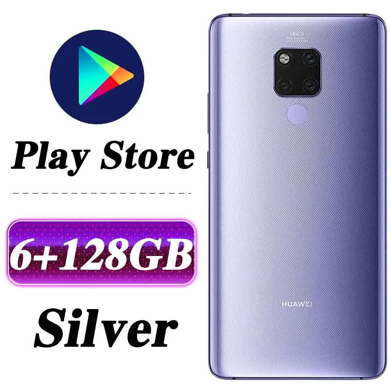 6G 128G silver 7,2 дюймов huawei mate 20 X мобильный телефон mate 20x Kirin 980 Восьмиядерный Andorid 9,0 QuickCharger 5000 мАч IP53 - Цвет: 6G 128G silver