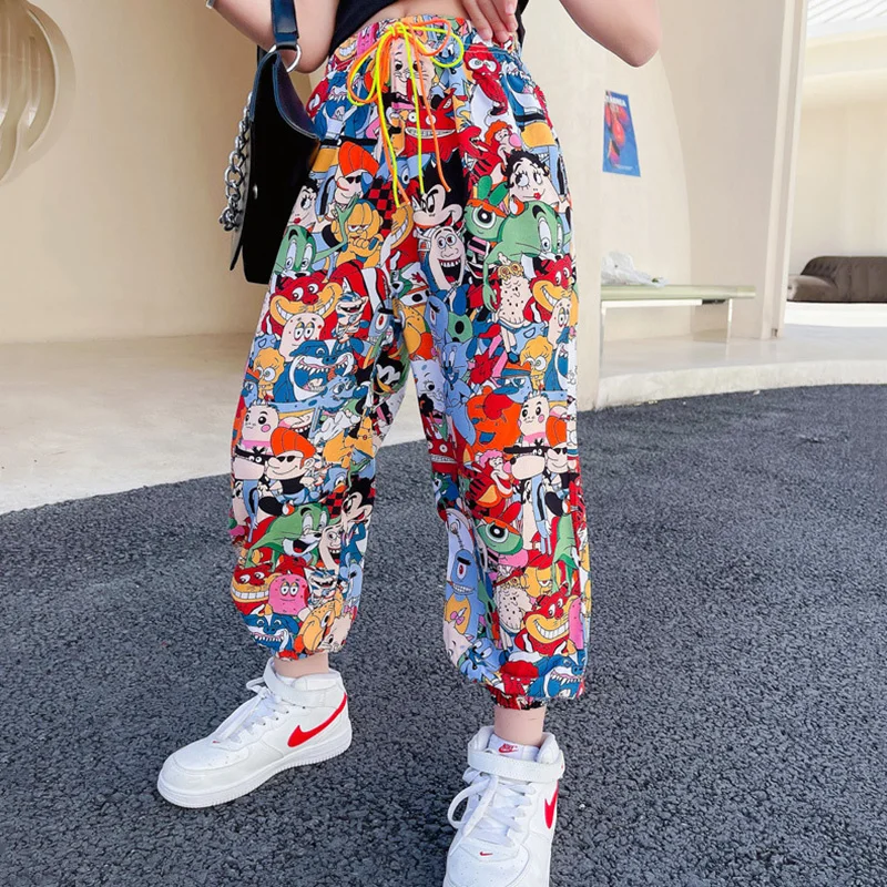 Big Children Girls Cute Printed Summer 