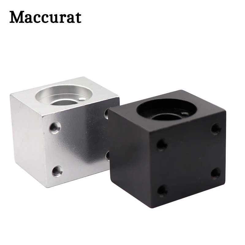 Maccurat 1PC T8 Lead Screw Nut Housing Bracket For 3D Printer Parts T8 Trapezoidal Lead Screw Conversion Nut Seat Aluminum Block