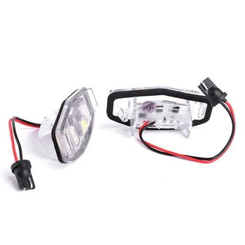 

2PCS LED License Plate Light Bright White For Acura TL TSX MDX Civic License Plate Lamp Bulbs Lighting