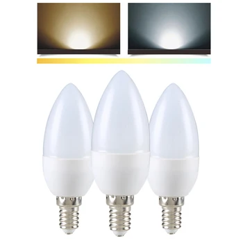 

E14 LED Candle Bulb Energy Saving Lamp E27 Sharp Bubble 3W 5W Candle Bulb Home Chandelier Spotlight Home Lighting