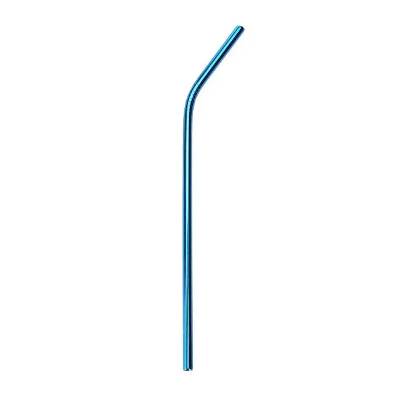 5pcs Stainless Steel Portable Drinking Straws Set Household Bar Kitchen Supplies Portable Travel Drink Tableware