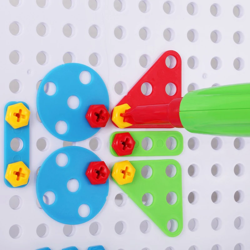 DIY креативные головоломки игрушки для детей мальчиков головка для дрели разборка аксессуары игра игрушка Дети мозаика образовательный Детский пазл игрушки