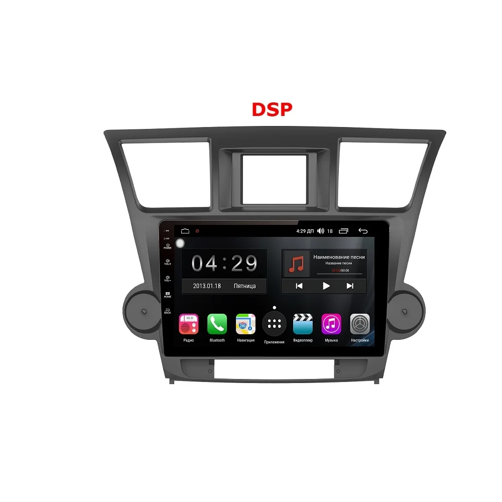 Штатная магнитола FarCar s300 для Toyota Highlander на Android(RL035R)(+ Камера заднего вида в подарок