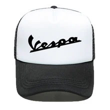 QI XIN CAT Vespa moto бейсбол регулируемые дышащие бейсболки с сетчатыми вставками для мужчин и женщин