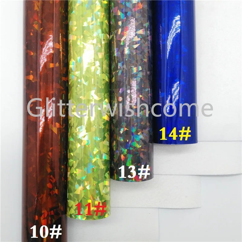 Glitterwishcome 21X29 см A4 размер винил для бантов Переливающаяся лакированная искусственная ткань, гладкая блестящая искусственная кожа листы для бантов, GM583A