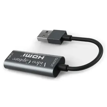 

Video Capture Card USB 2.0 Grabber Record Box f-r PS4 Game DVD Camcorder Youtube