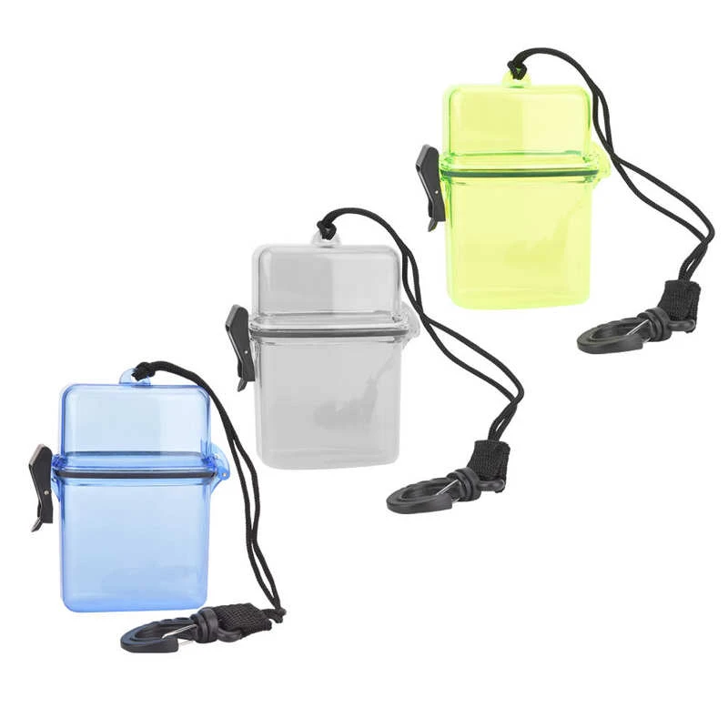 Diving Boating Seal Box Plastic Transparent Underwater Diving Sealing Box With Rope Hook Canoe