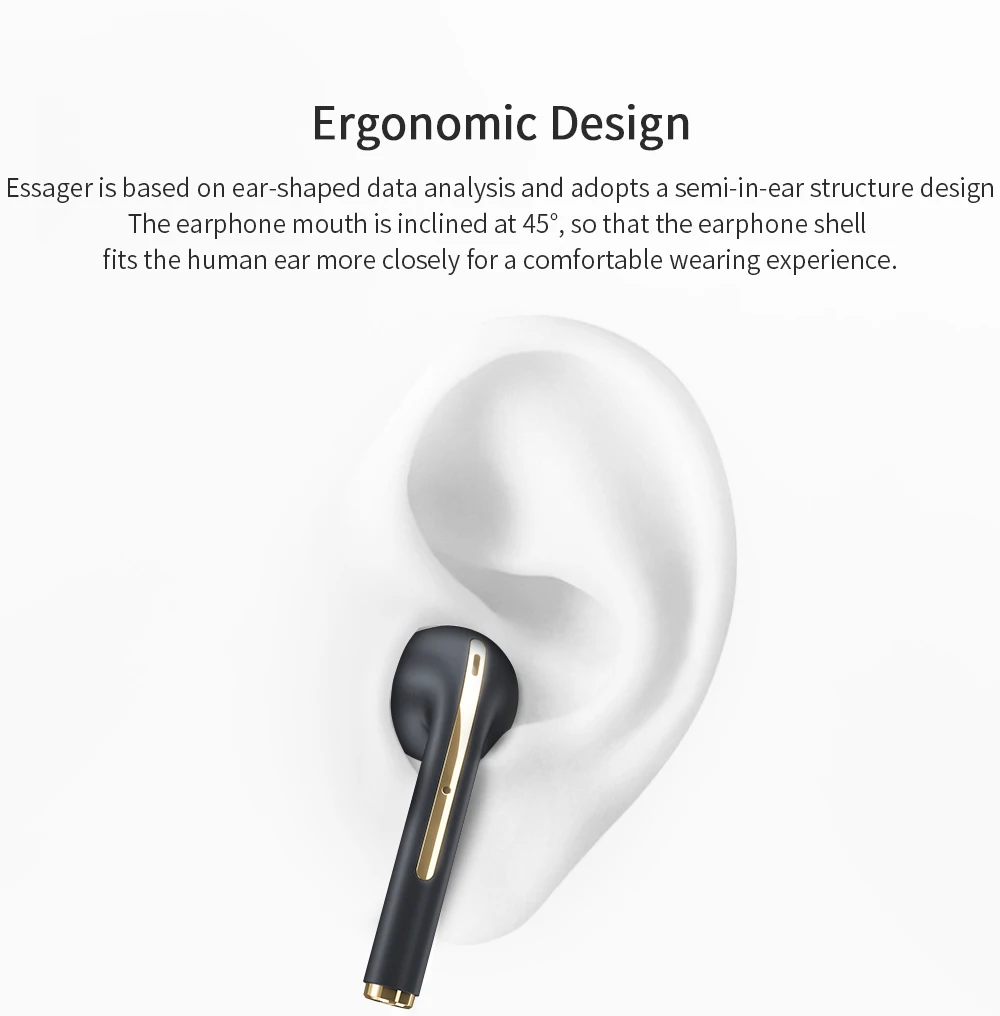 Essager J18 TWS Bluetooth Headphones Stereo