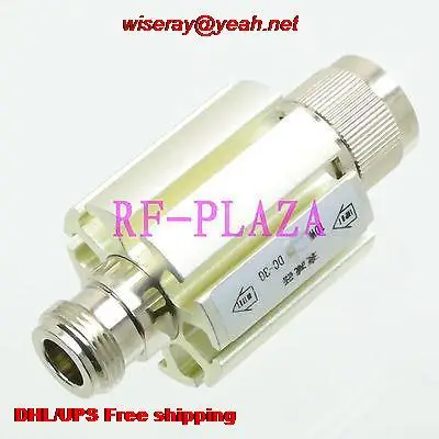 

DHL/EMS 10pcs Attenuator 10W 10 Watts 10dB N male to female DC-3.0GHZ 50ohm RF coaxial Power-attenuator-A6