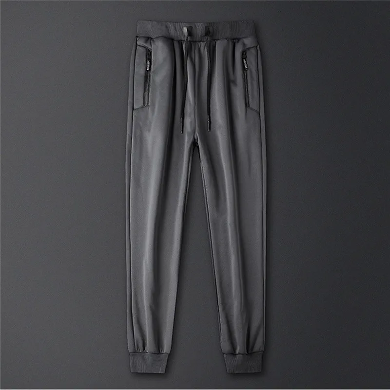 

Men Casual Loose Letter Solid Drawstring Elastic Waist Long Cargo Pants Trousers Streetwear Joggers Sweatpants Pantalon homme