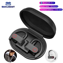 TWS Спортивные Bluetooth настоящие Беспроводные наушники с шумоподавлением, наушники с гарнитурой для мобильного телефона с микрофоном