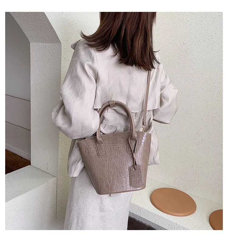 Classic Crocodile patter Tote bag New High Quality PU Leather Women's Designer Handbag High capacity Shoulder Messenger Bag