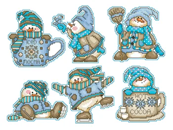 

Counted Cross Stitch Kit Fan blowing a fan Handmade Needlework For Embroidery 14ct Cross Stitch DW-1689