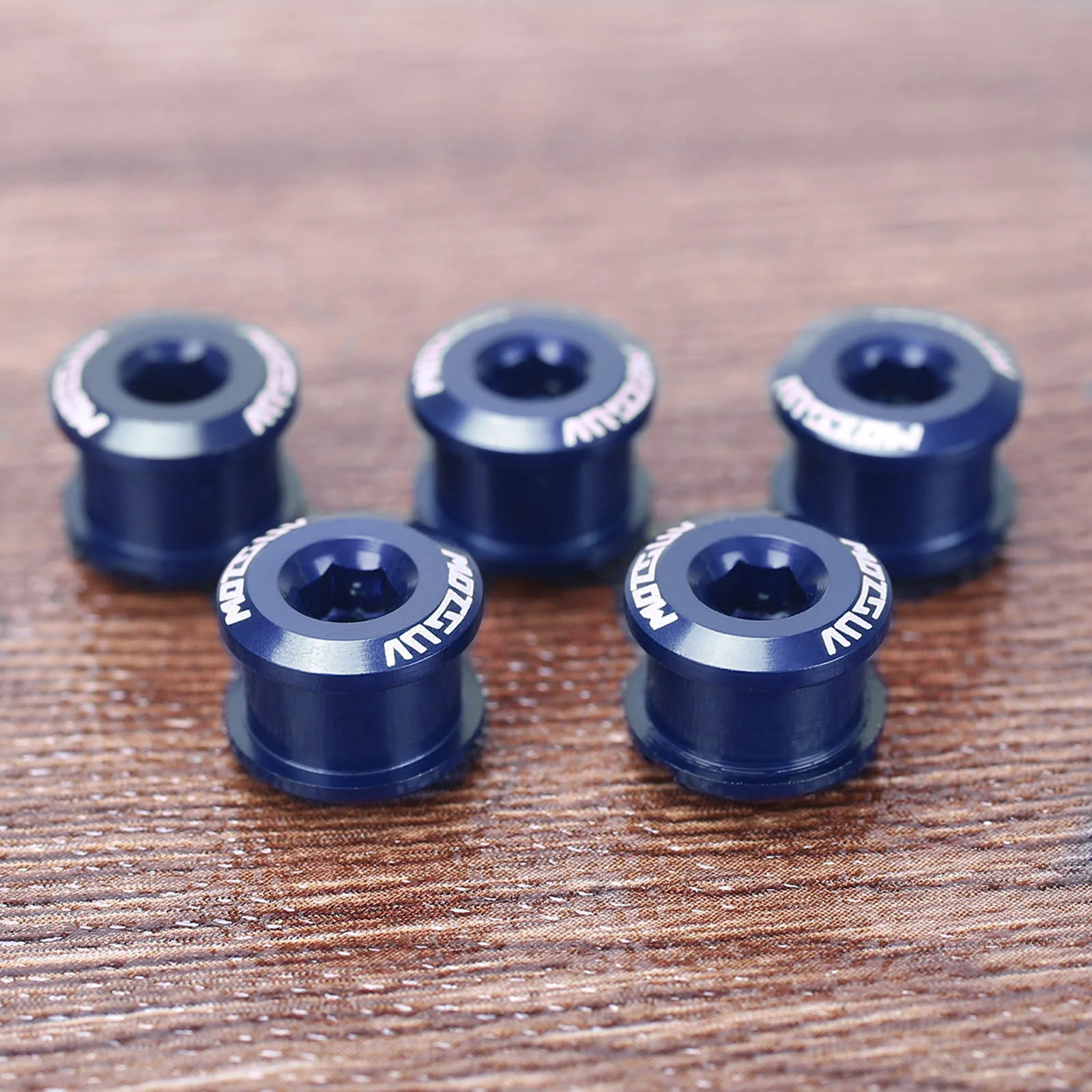 5Pcs MTB Bicycle Chainring Bolt Single Chainwheel Screws Alloy 7075 4.9mm/6.4mm Road Cycling Bike Disc Screws for Crankset Parts