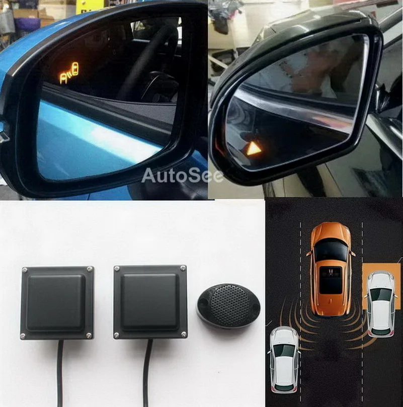 Система обнаружения слепых зон для Ford Focus Mondeo EcoSport Kuga escet Edge BSD BSM радар датчик BSA