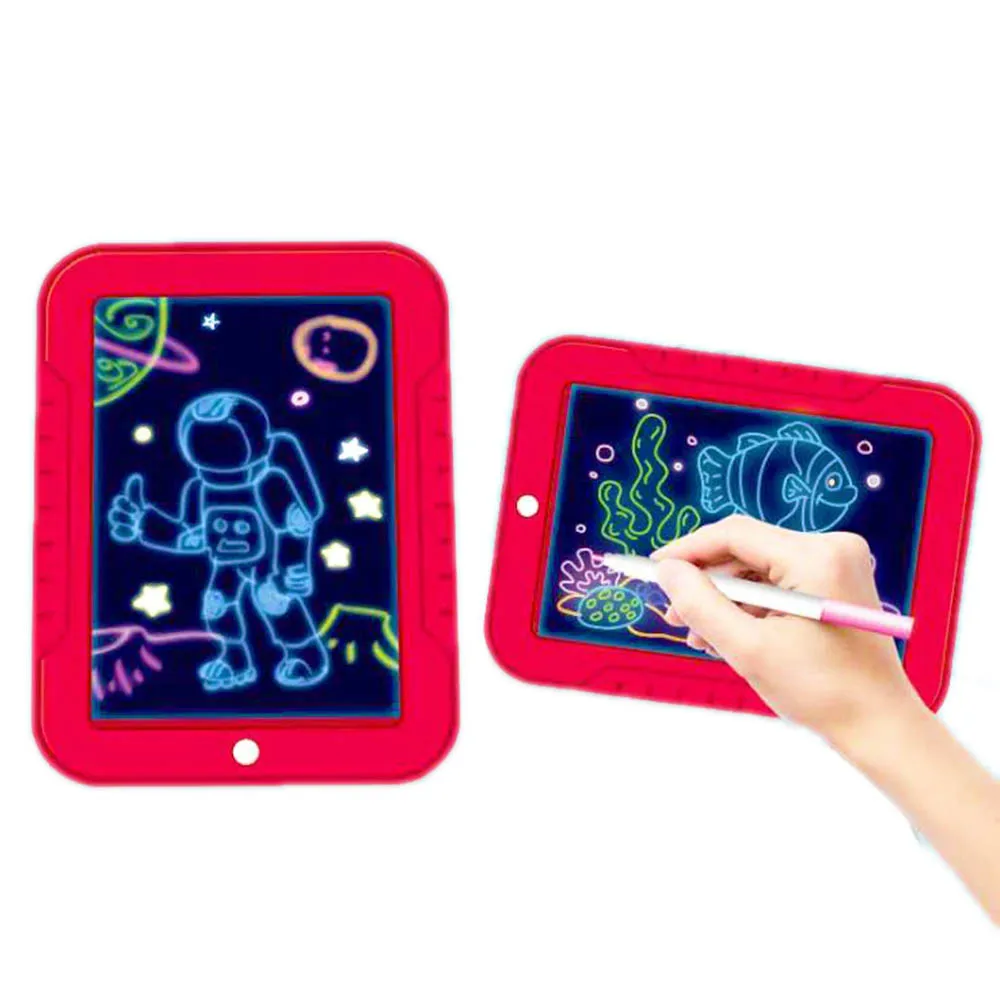 3D Magic Pad Kinder Spielzeug Light Up Board Zeichnung Tablet Kunsthandwerk Xmas 