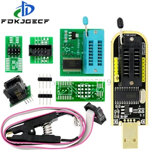 Адаптер программатора CH341A + адаптер SOIC8 + зажим SOP8 с кабелем + адаптер 1,8 в CH341A EEPROM Flash BIOS USB Programmer ZIF adapter