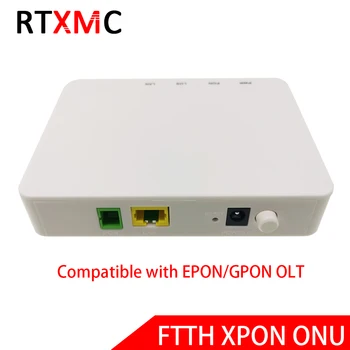 

10pcs FTTH XPON ONU 1G Lan port can works as EPON&GPON compatible with EPON OLT and GPON OLT works gpon and epon