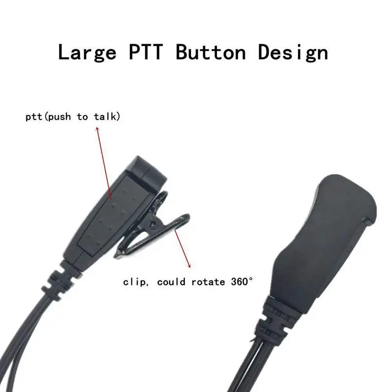 2 Pin G Форма ушной крючок гарнитура наушники PTT и микрофон Совместимость для Midland LXT560 LXT500 GXT1000 GXT1050 GXT500 2 Way Rad