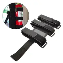 Adjustable Fire Extinguisher Car Trunk Belts Storage Bag MagicTapes Fixing Bandage Bracket Stickers Straps Fastener Car Styling