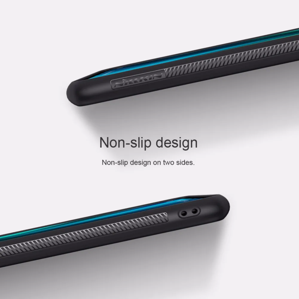 10 шт./лот Nillkin градиентный мерцающий чехол для Xiaomi Redmi Note 8 pro мерцающий защитный чехол