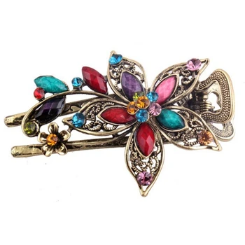 

Lovely Vintage Jewelry Crystal Hair Clips Hairpins - For Hair Clip Beauty Tools