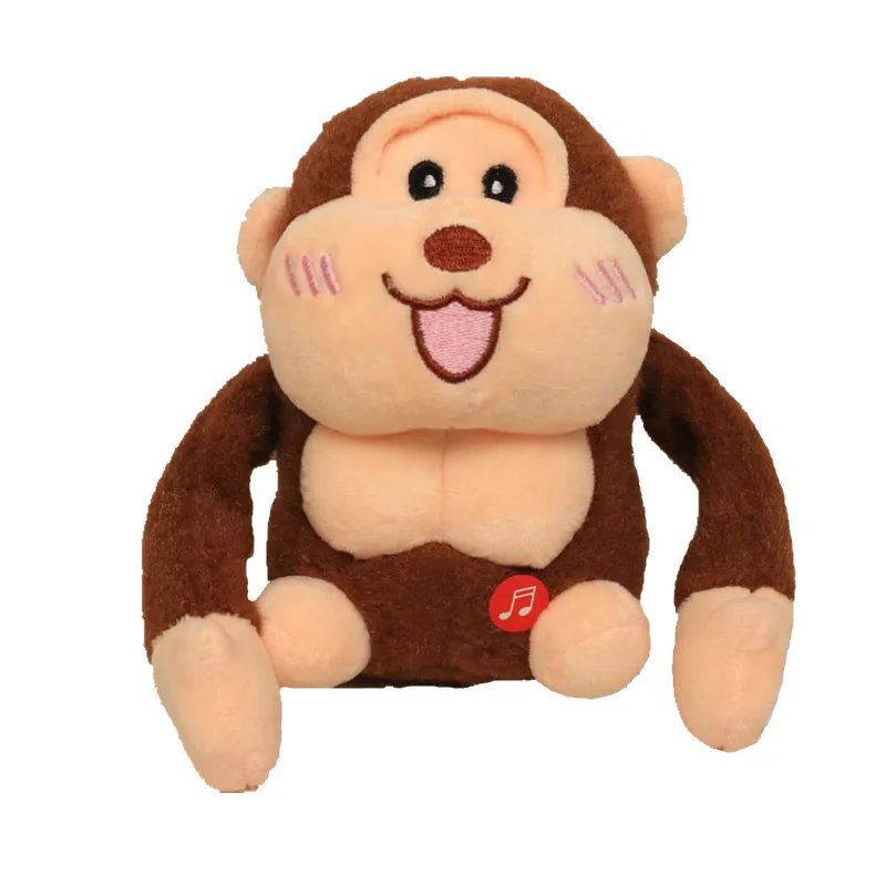 Игрушка-робот обезьяна со звуковым управлением игрушка-животное Somersault