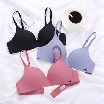 

Summer Breathable Bra Women 3/4 Cup Bras Sexy Ultra-thin Underwear Soft Wireless Bra A B Cup Brassiere Female Lingerie