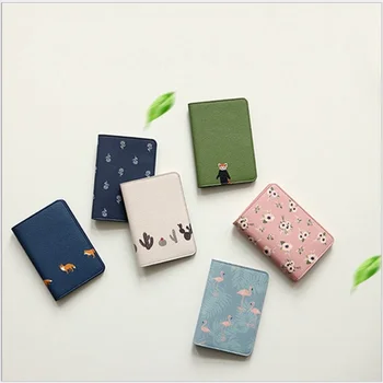 

Cute Plant Firebird Passport Holder License Bag Comfortable PU Leather Cover For Car Driving Documents Card Credit Holder