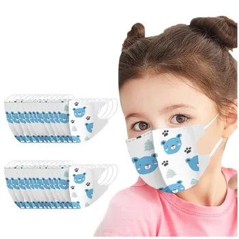 

new 50PC Children Cartoon Print Dust Masks Disposable Protection Pollution Mask Desechables Scarf Bnadas