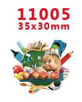 30 шт мультфильм персонаж плоское украшение из смолы PR 10462 - Цвет: 11005
