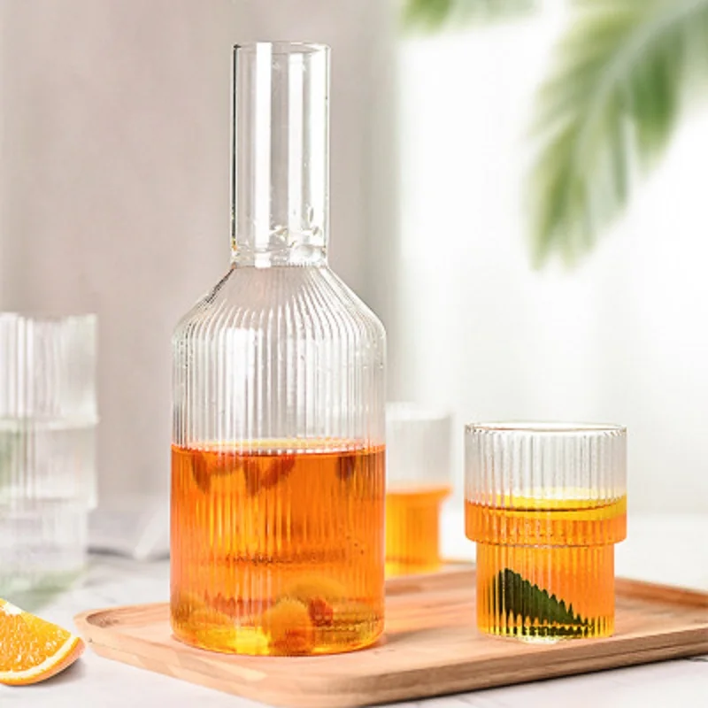 

High-Capacity Transparent Glass Cup Teapot Multifunction High Temperature Resistance Water Juice Tea kettle Handwork Office Home