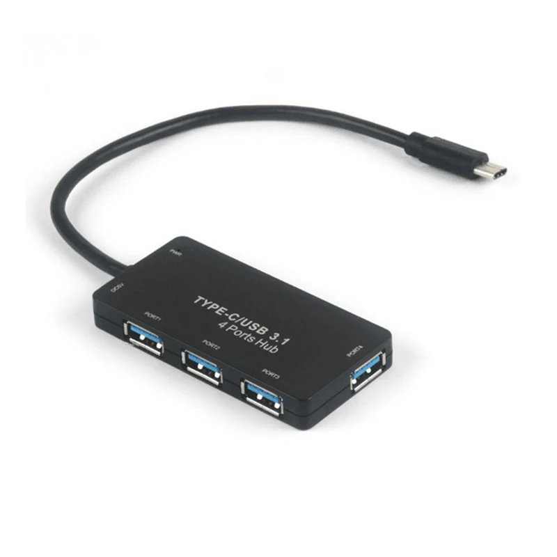 

Type-c to HUB usb3.0 hub 4-port type-c expander Multi-function 4 in 1