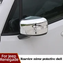 

Rearview Mirror Protective Shell For Jeep Renegade 2016 2017-2021 Rear Base Decoration Wear-resistant Durable Car Accessories