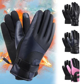 

High Quality 1 Pair Electric Heated Gloves Warm Touching Screen Rechargeable for Cycling Motorcycle Winter MD99