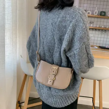 

New Retro Small Bags For Women 2020 Casual Western Style Girl Shoulder Messenger Bag Underarm Woman Crossbody Bag