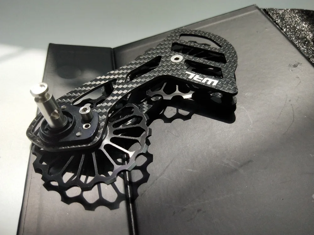 17 т керамический подшипник из углеродного волокна для велосипеда, велосипедный шкив, набор колес, задний переключатель, направляющее колесо для SHIMANO DURA ACE/Ultegra R8000